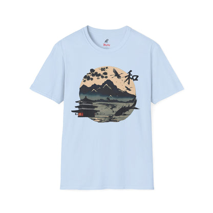 Japanese Landscape Unisex Softstyle T-Shirt