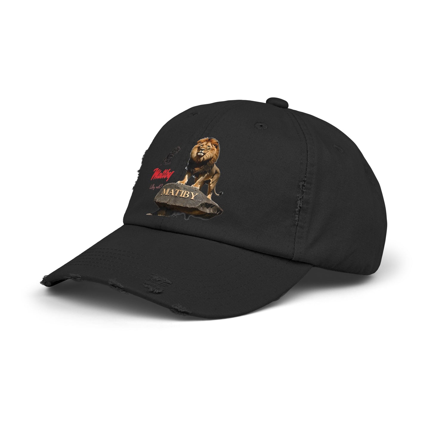 Matiby Lion Unisex Distressed Cap