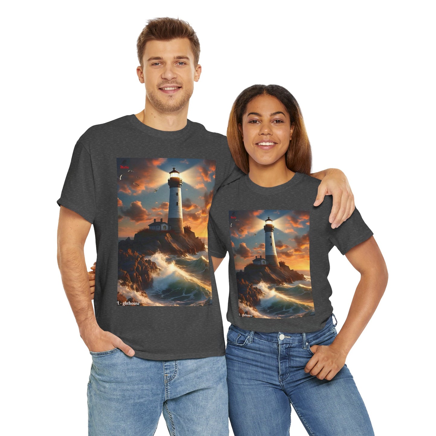 Lighthouse Unisex Heavy Cotton Tee