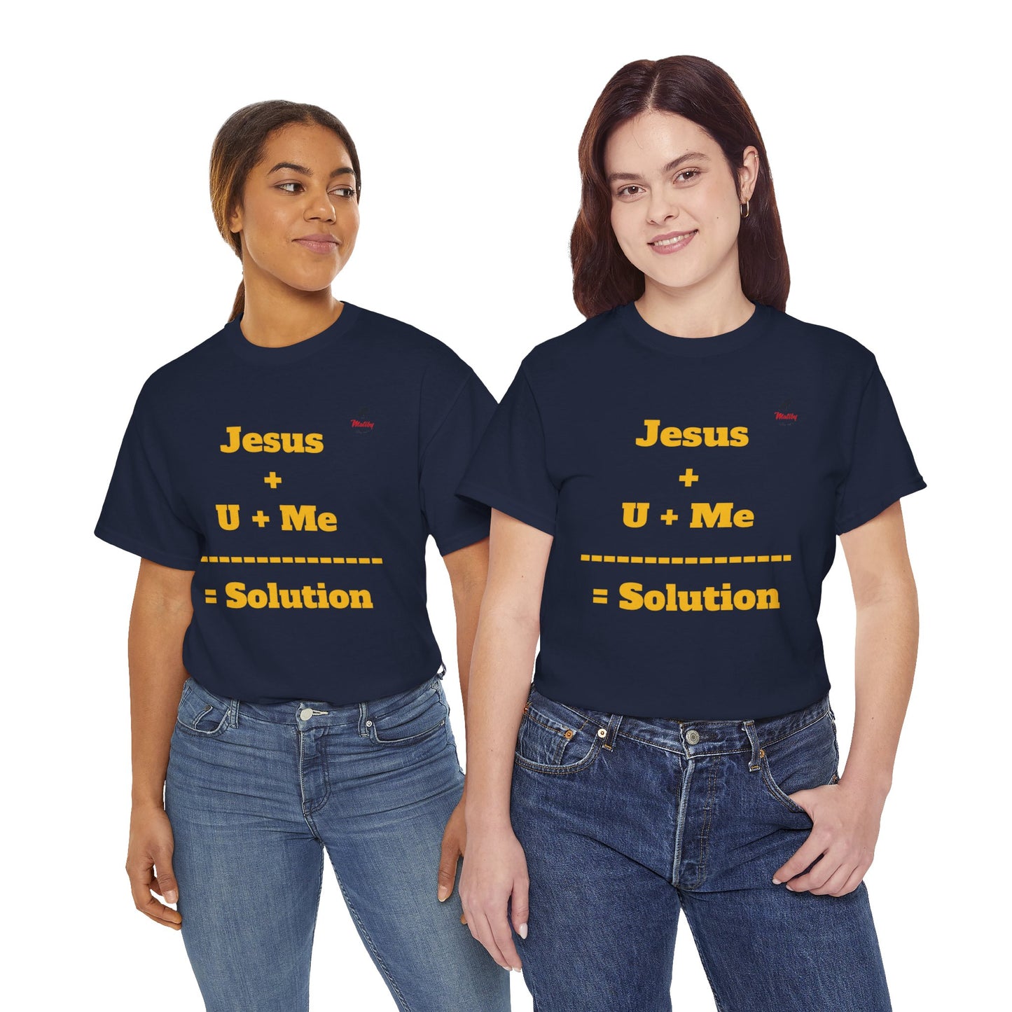 Jesus+U+Me Unisex Heavy Cotton Tee