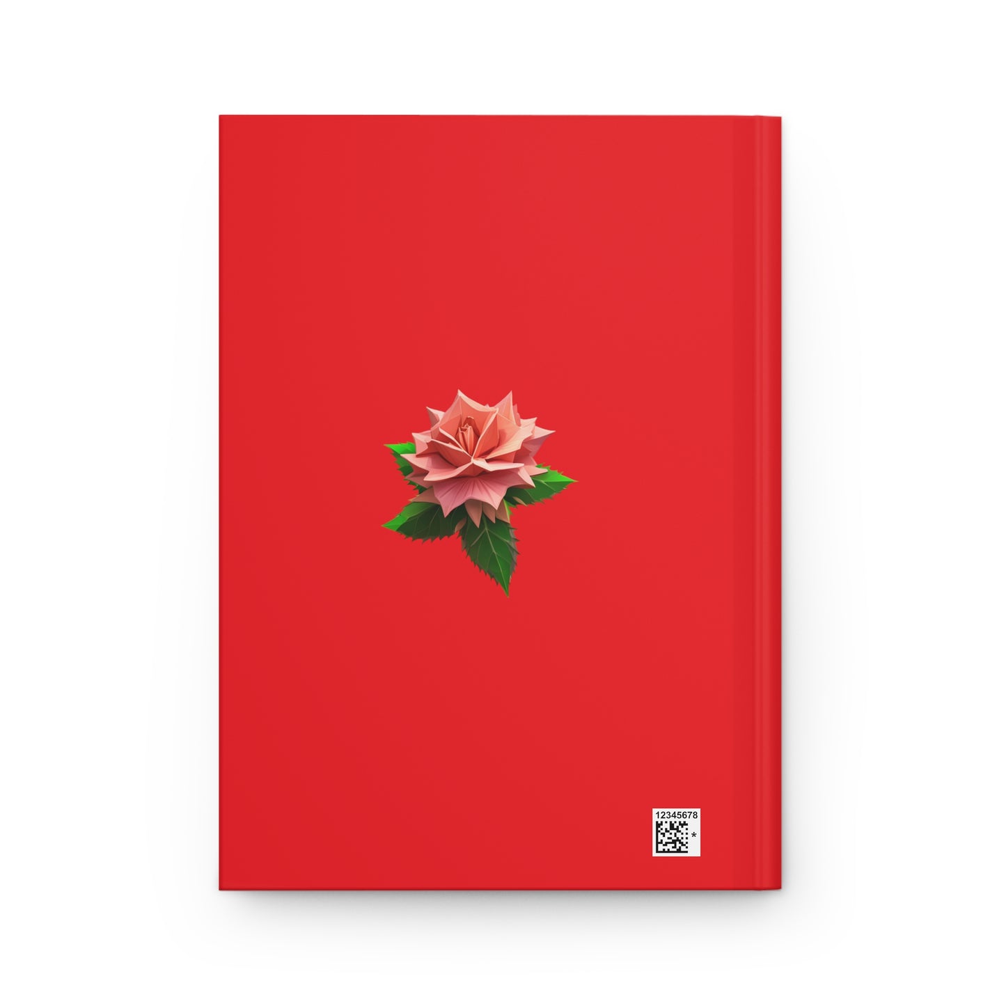 Rose Hardcover Journal Matte Red