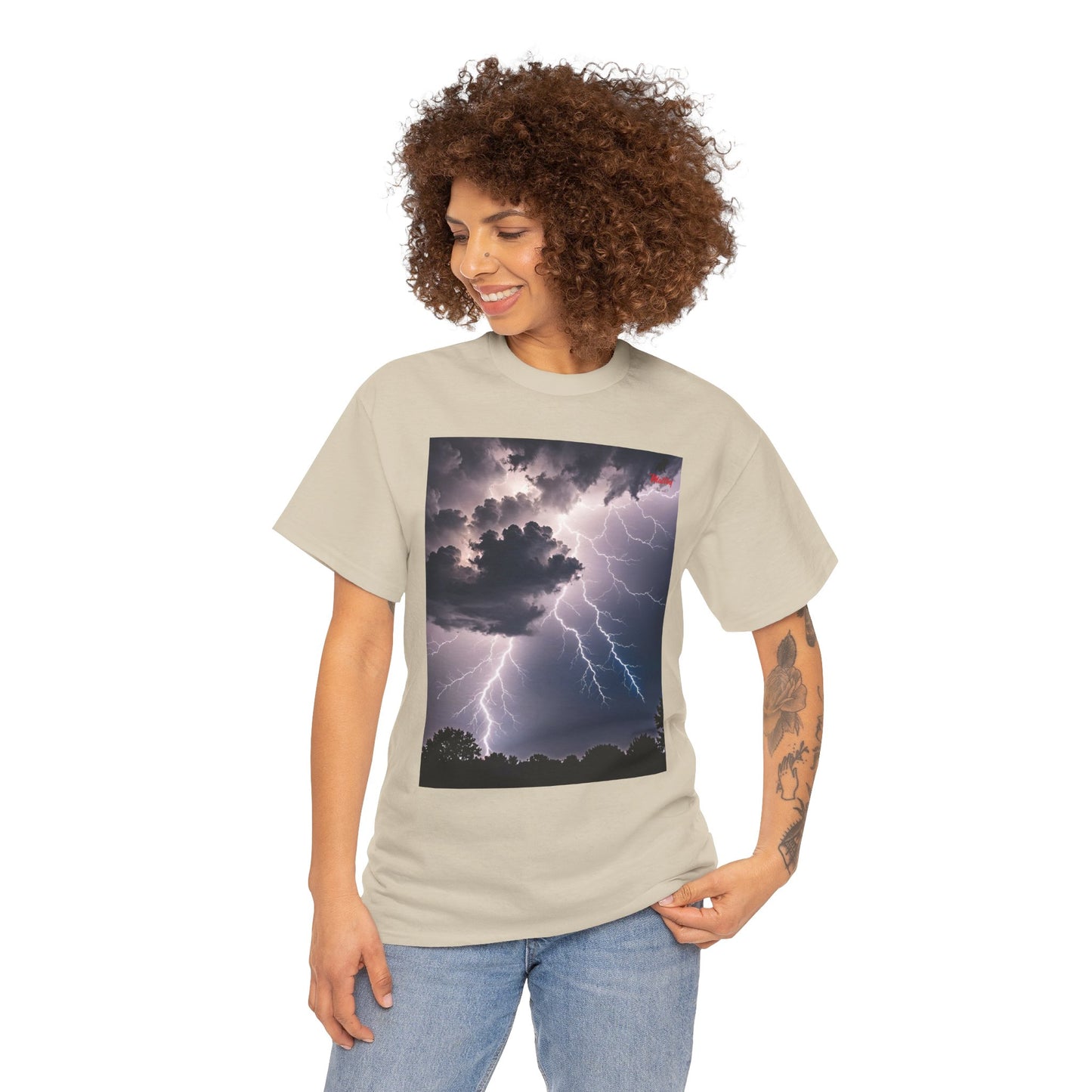 Lightning Style Unisex Heavy Cotton Tee