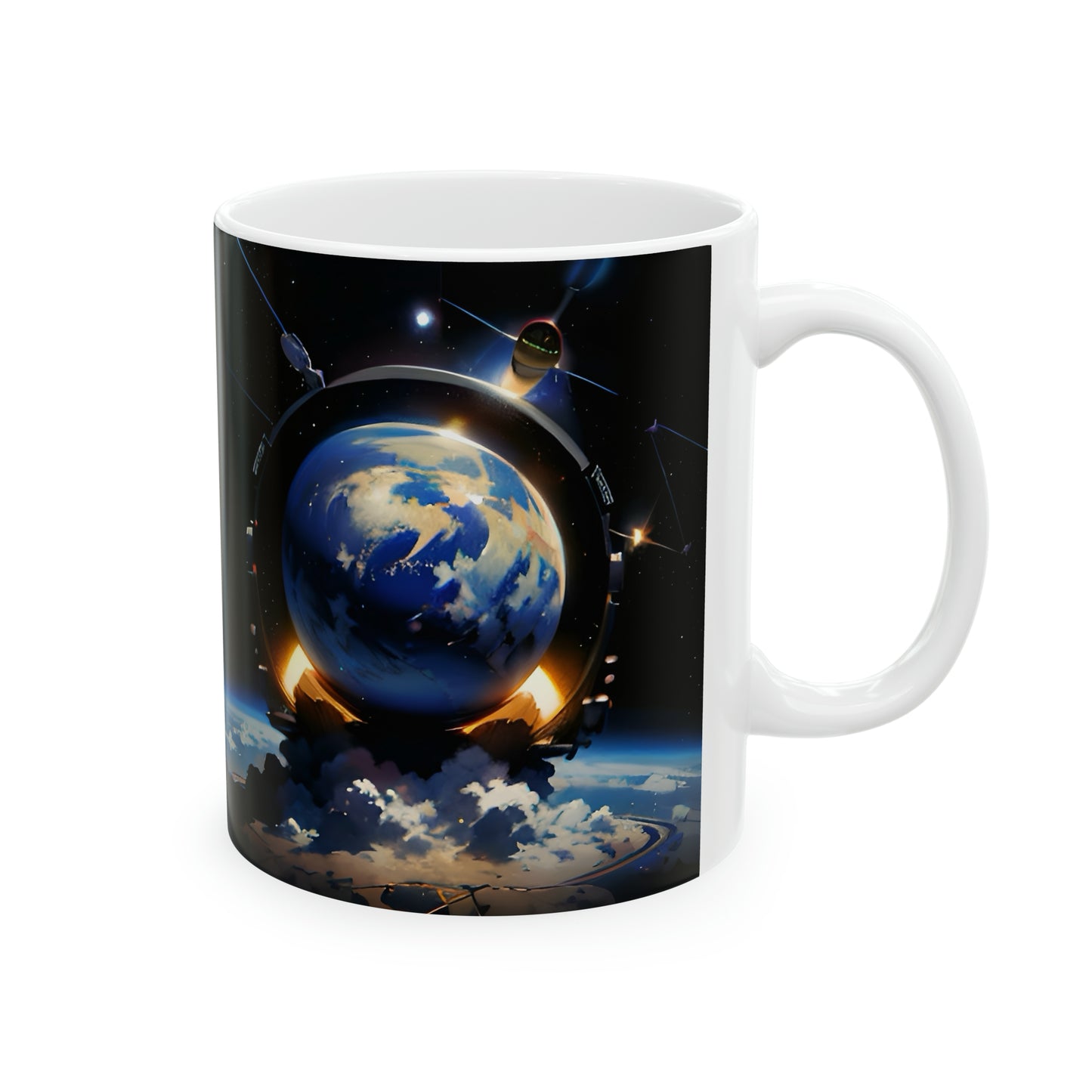 Matiby Worlds Ceramic Mug, 11oz