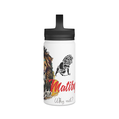 Matiby Matiffi Stainless Steel Water Bottle, Handle Lid