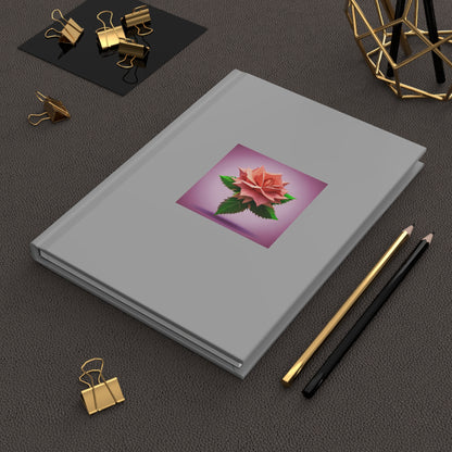 Rose Hardcover Journal Matte Light Grey