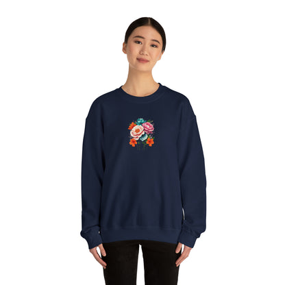 Matiby Flower Unisex Heavy Blend™ Crewneck Sweatshirt