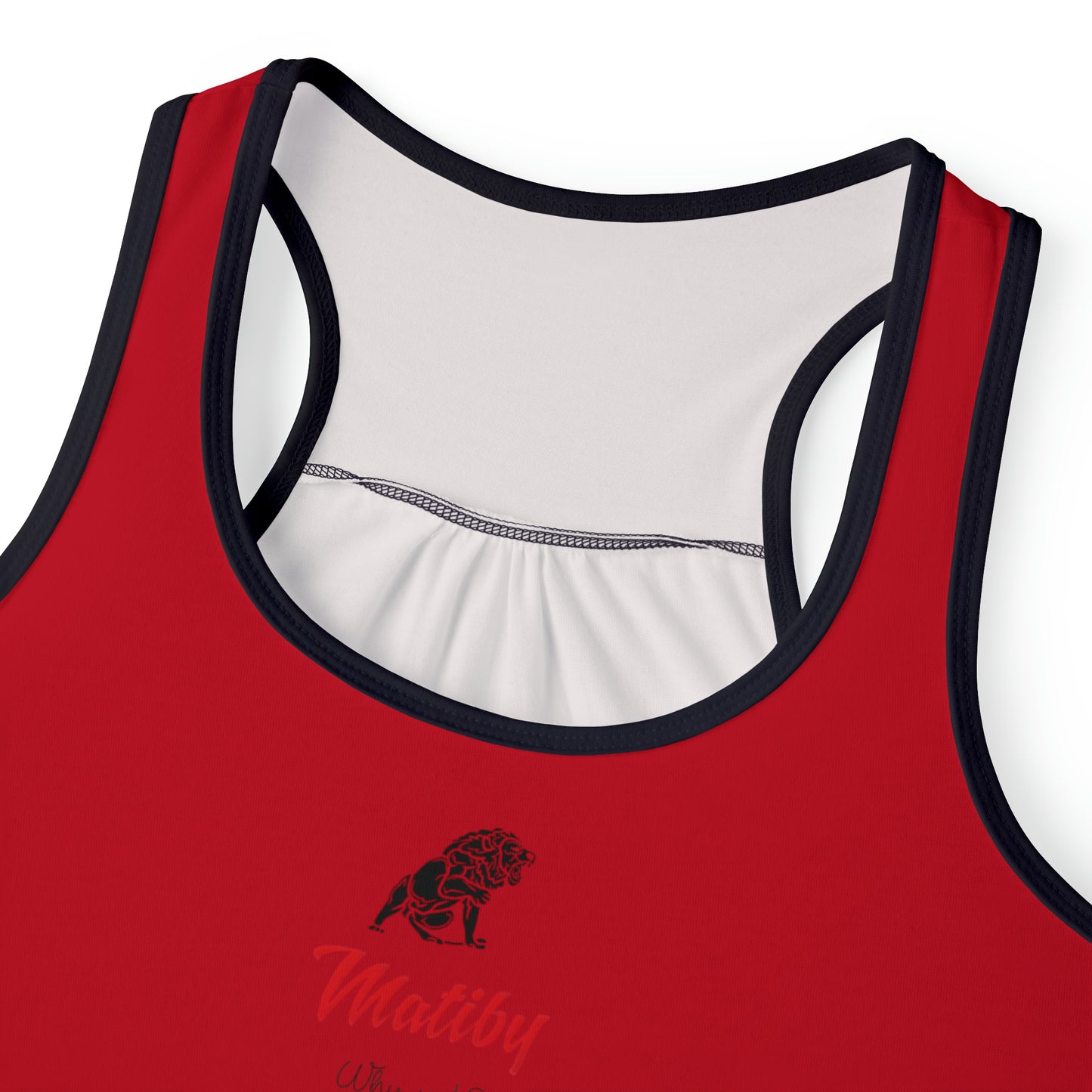 Women's Dark Red Tank Top (AOP)