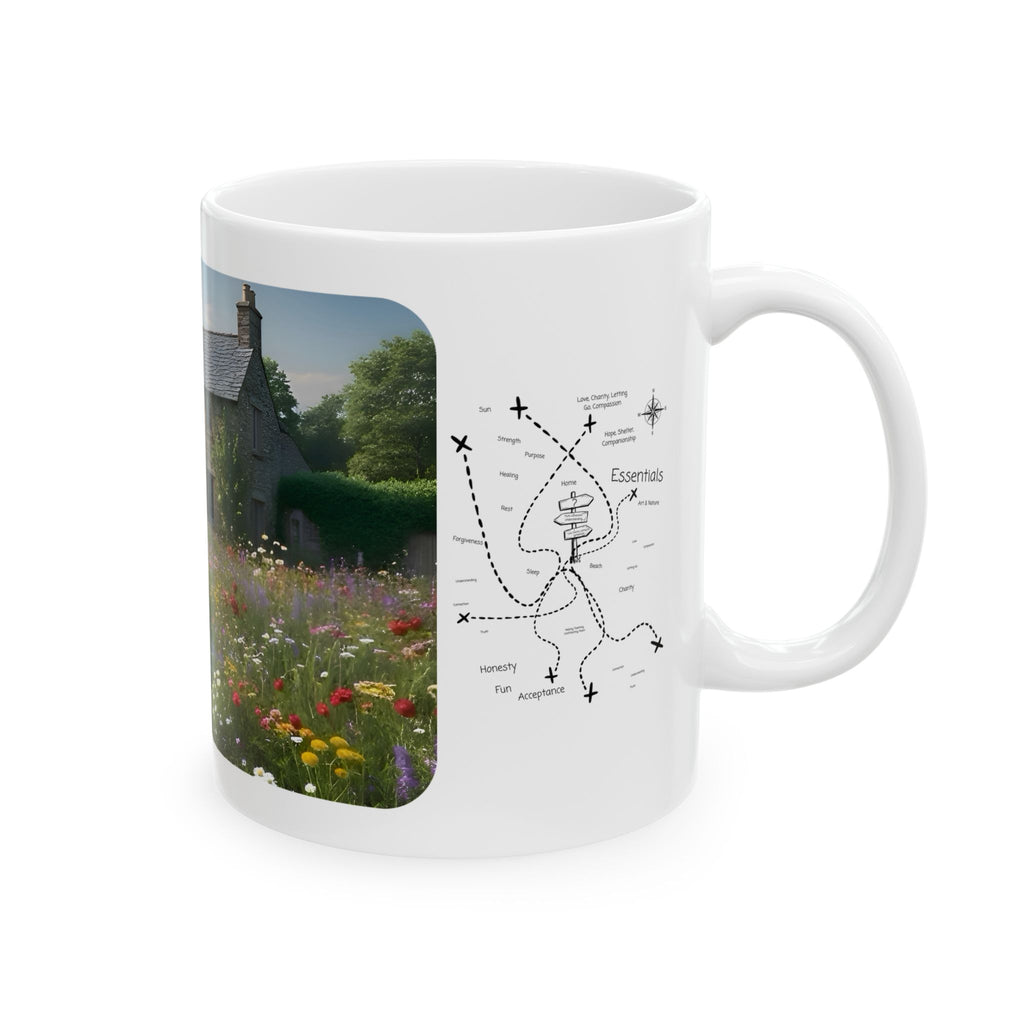 Cozy Architecture & Dreamy Landscapes #13 White Ceramic Mug – Homes Home Sweet Home Cup (11oz/15oz)