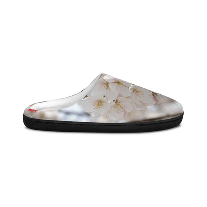 White Flower Women's Indoor Slippers