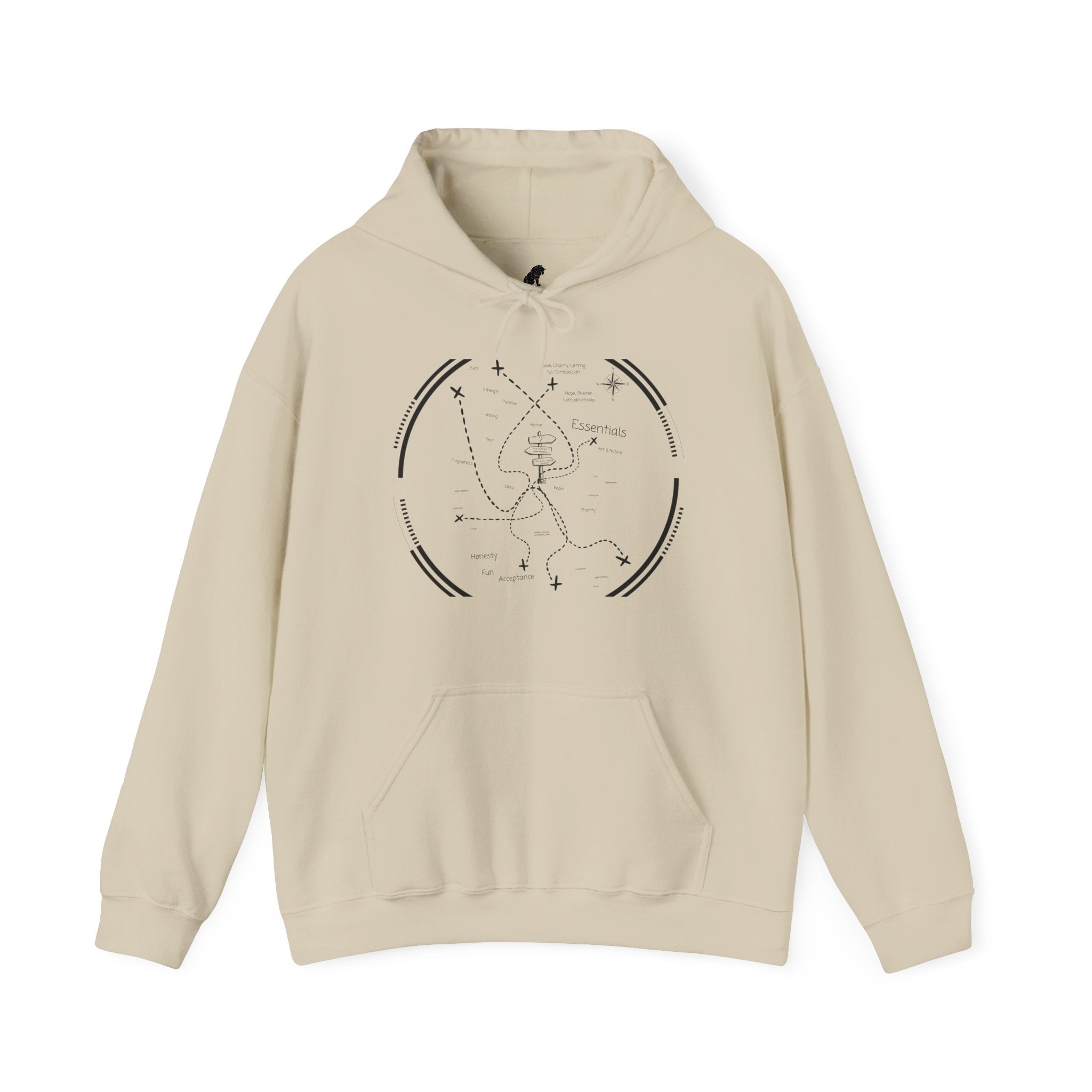 The Essential Paths #2 Hooded Sweatshirt — Global Crossroads, Hope, Community & Faith Hoody