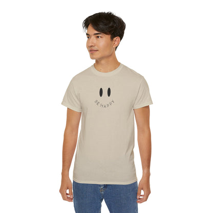 "Be Happy" Smiley Face Unisex Ultra Cotton Tee