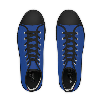 Men's Dark Blue High Top Sneakers