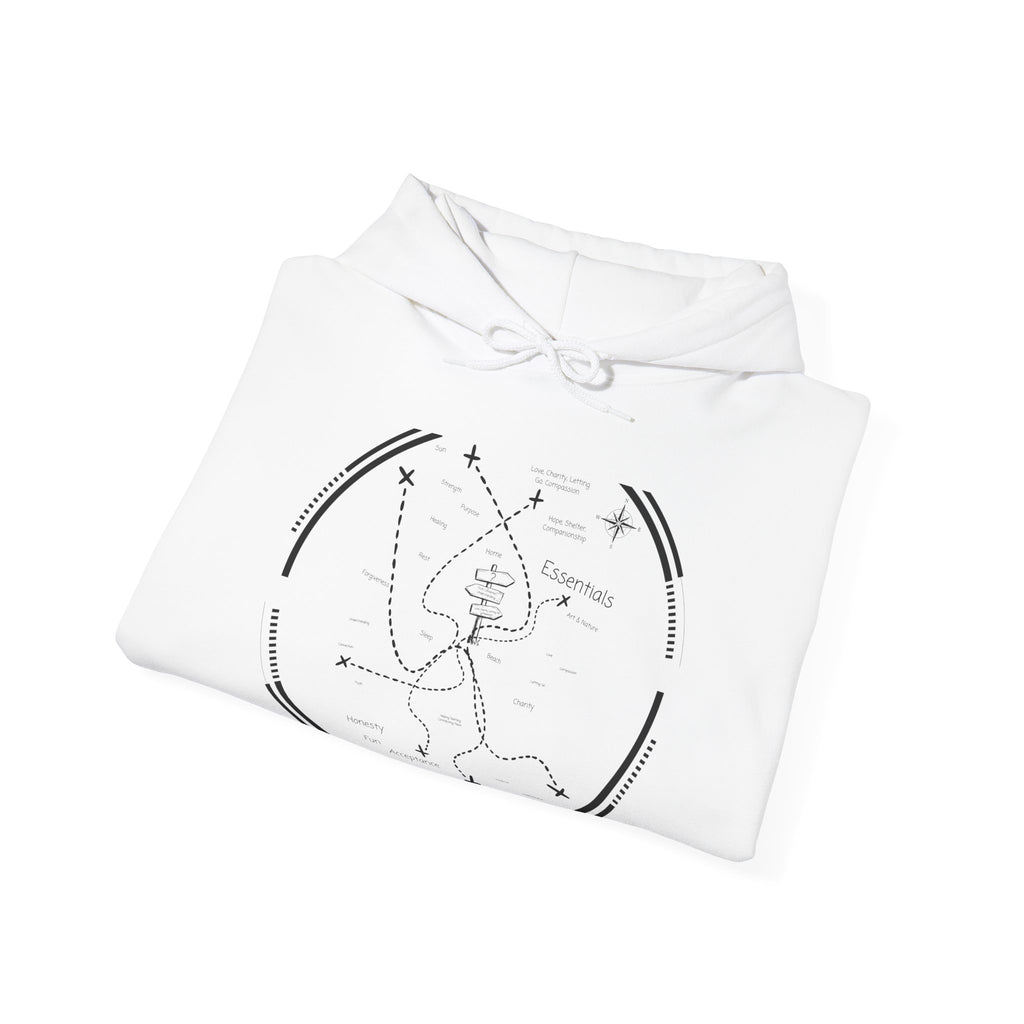 The Essential Paths #2 Hooded Sweatshirt — Global Crossroads, Hope, Community & Faith Hoody