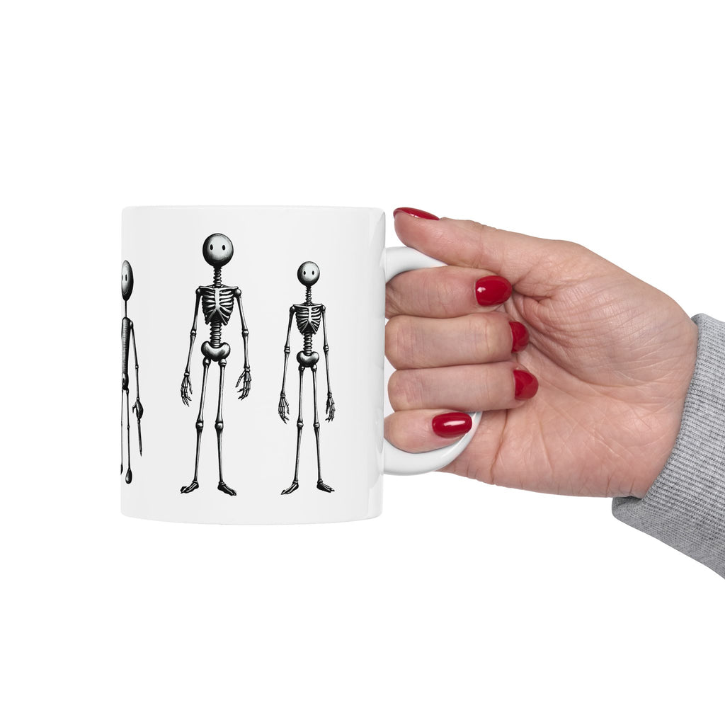 The Stick-To-It Species #16 White Ceramic Mug – Anatomy of Optimism Cup 11oz/15oz
