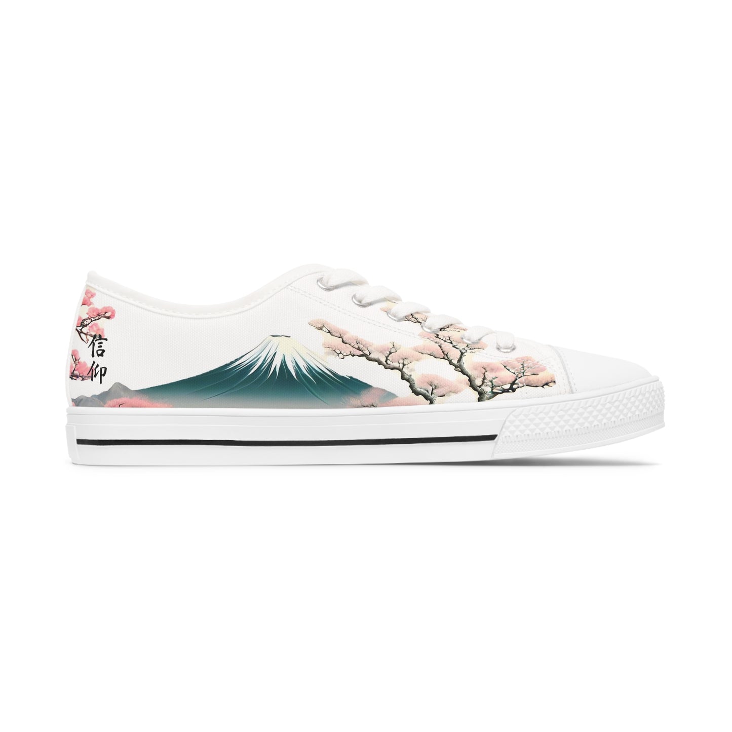 Japanese Landscape Women's Low Top Sneakers