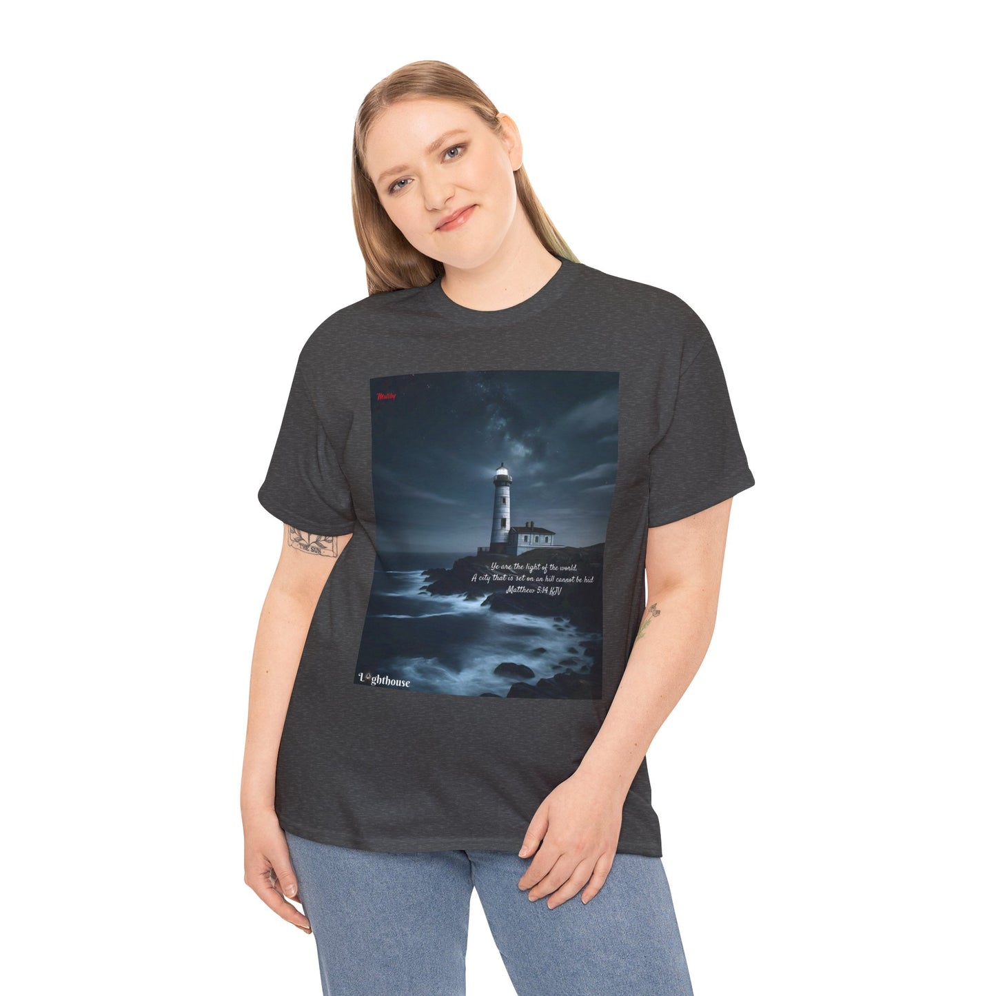 Lighthouse Unisex Heavy Cotton Tee