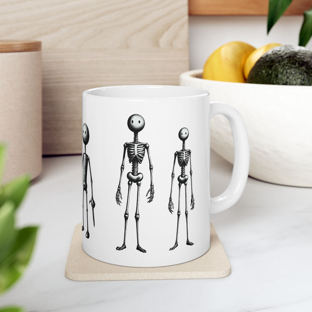 The Stick-To-It Species #16 White Ceramic Mug – Anatomy of Optimism Cup 11oz/15oz