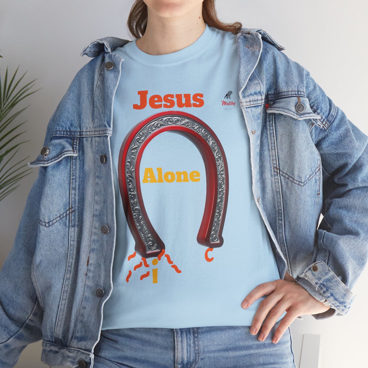 Magnetic Jesus The Original Unisex Heavy Cotton Tee