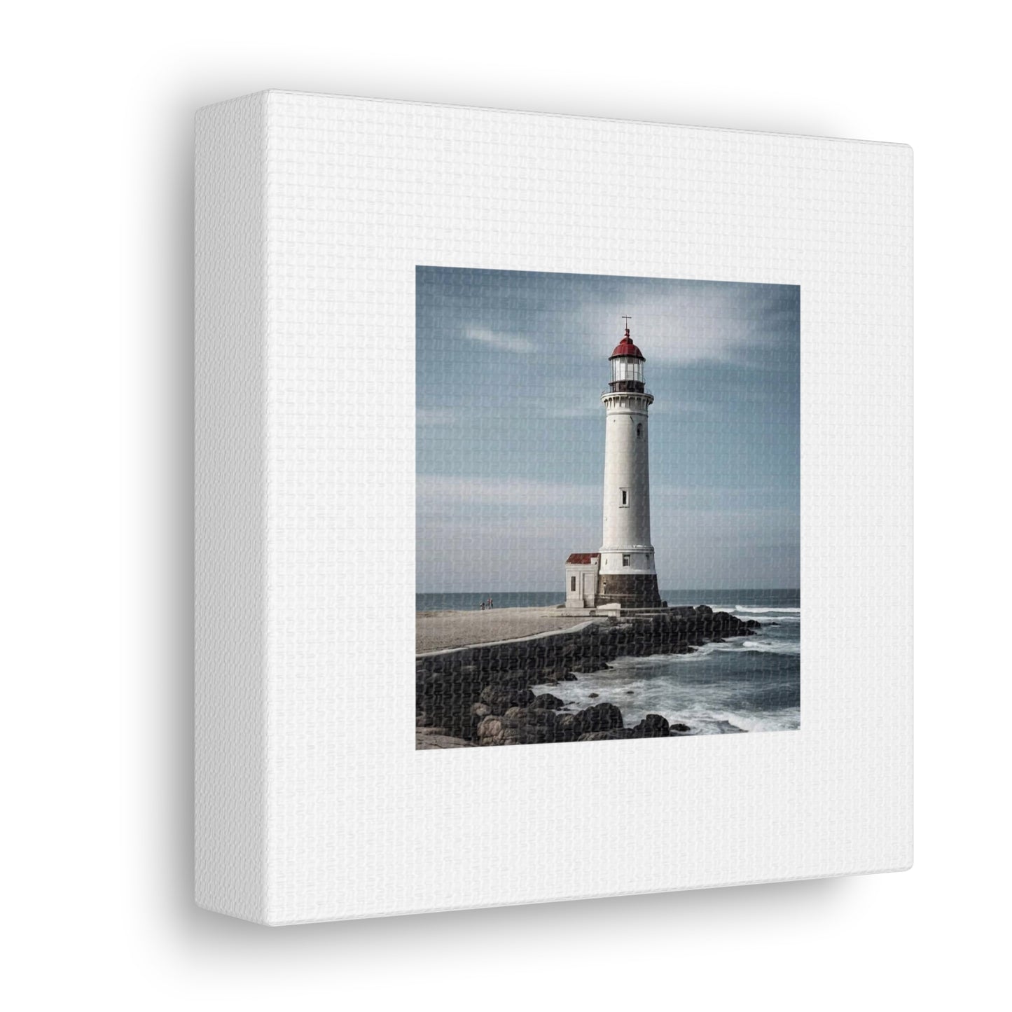 Lighthouse White Canvas Gallery Wraps