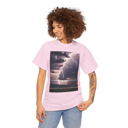 Lightning Style Earth Trembled Unisex Heavy Cotton Tee