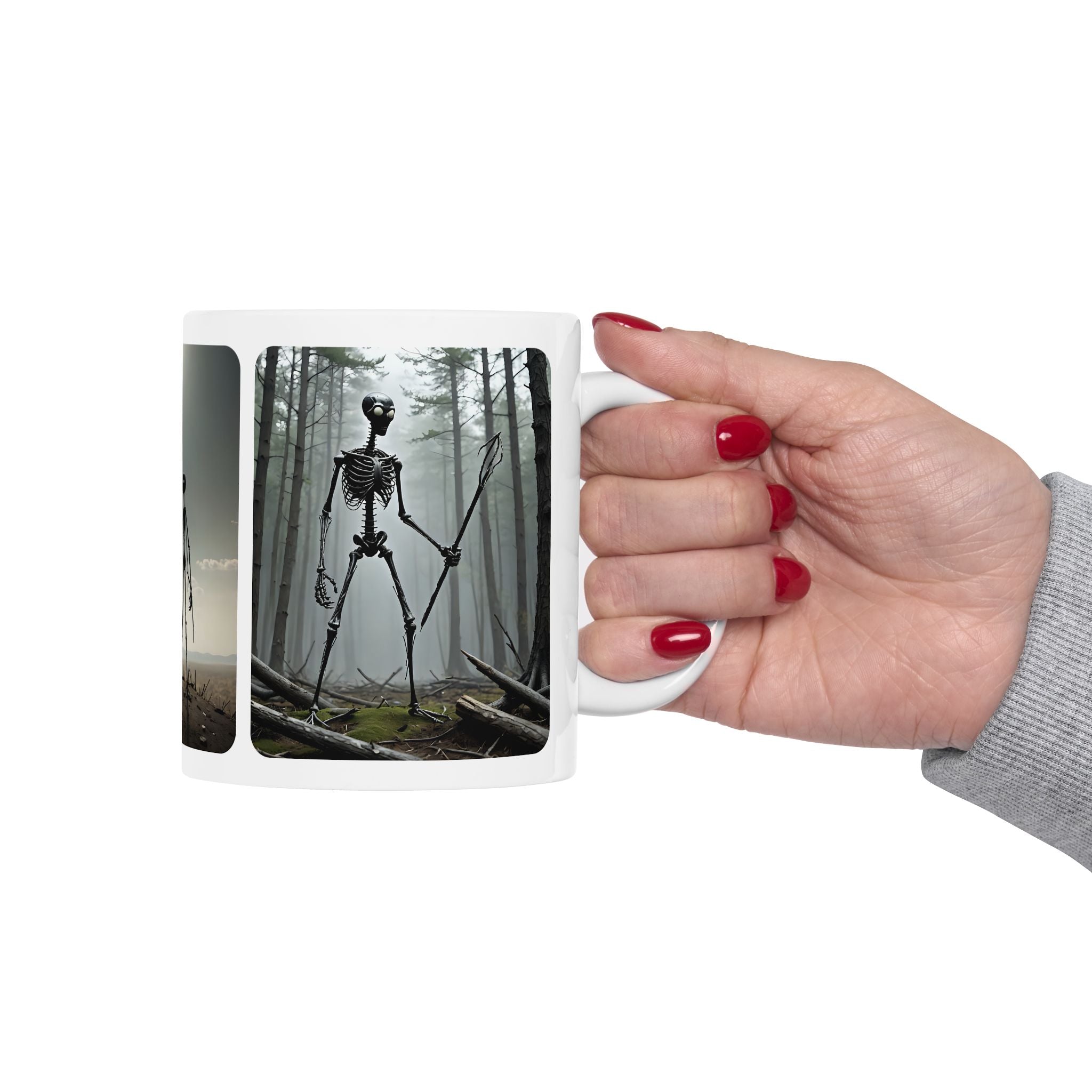 The Stick-To-It Species #3 White Ceramic Mug – Anatomy of Optimism Cup 11oz/15oz