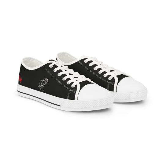 Men's "Midnight" Black Low Top Sneakers