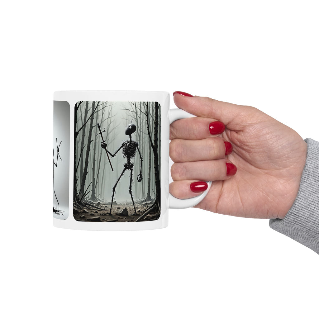 The Stick-To-It Species #9 White Ceramic Mug – Anatomy of Optimism Cup 11oz/15oz