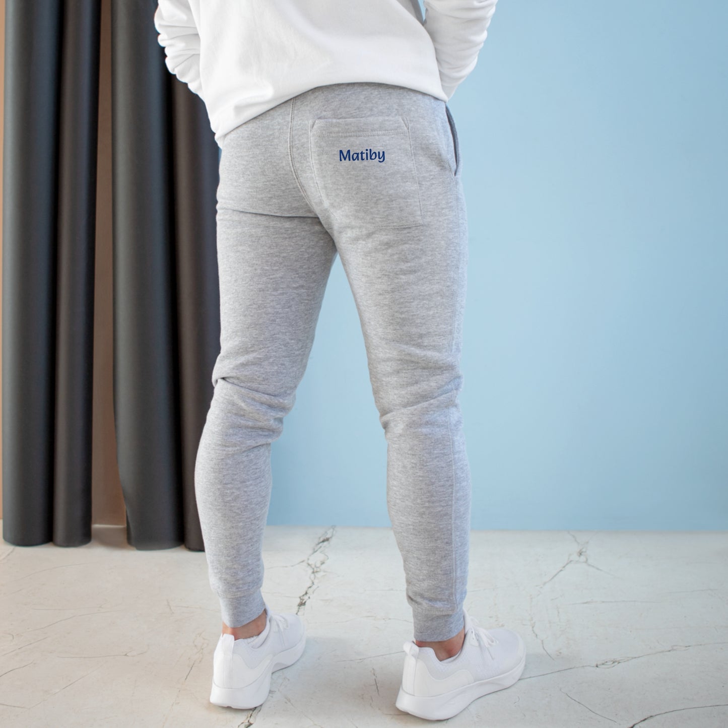 Matiby Navy Unisex Fleece Joggers