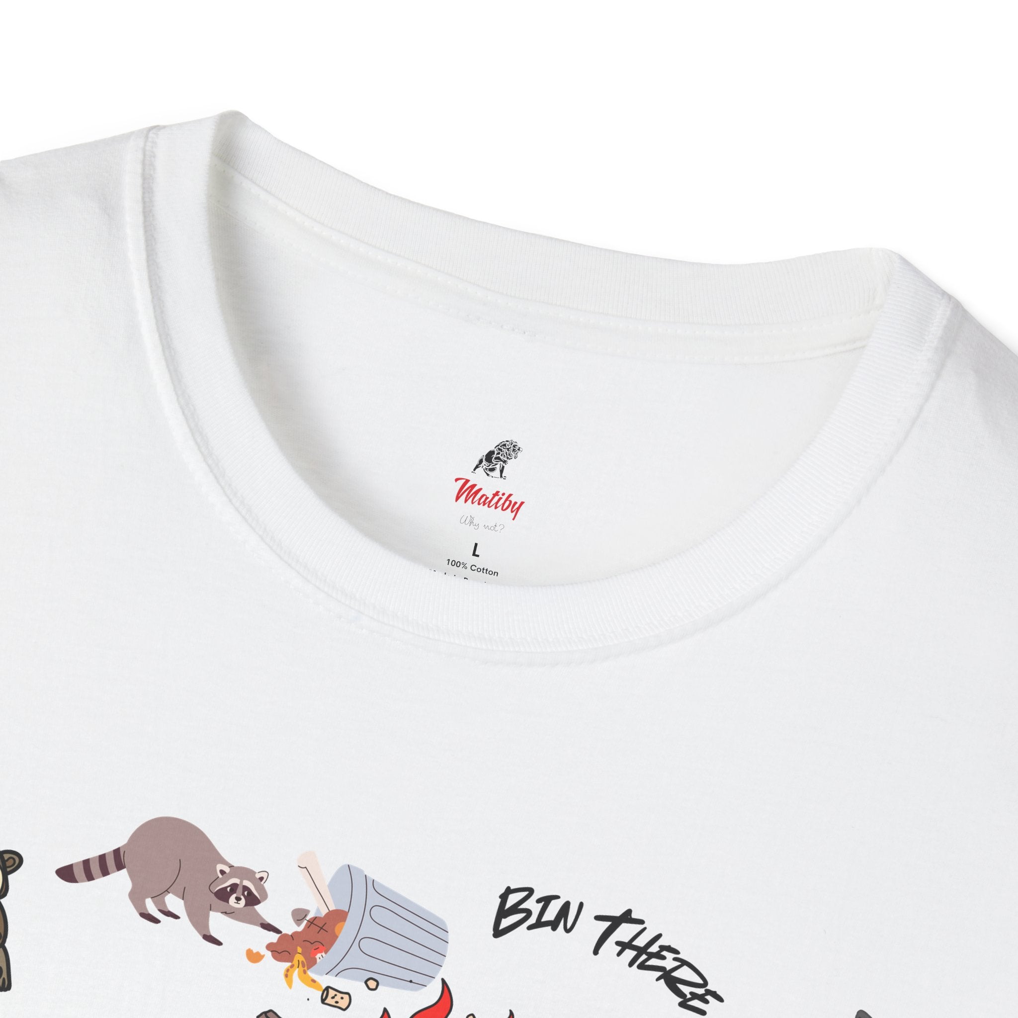 Raccoon Fun #3 Unisex T-Shirt - Dumpster Fire Graphic Tee, Animal Lover Gift, Nature Wildlife Shirt, Funny Graphic Print Apparel, Outdoor