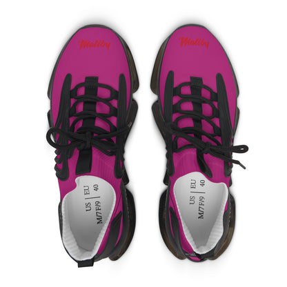 Women's Pink Mesh Sneakers