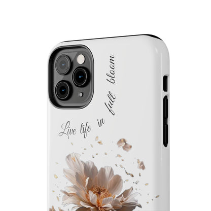 Matiby Amy's Special Flower Bloom White Tough Phone Cases