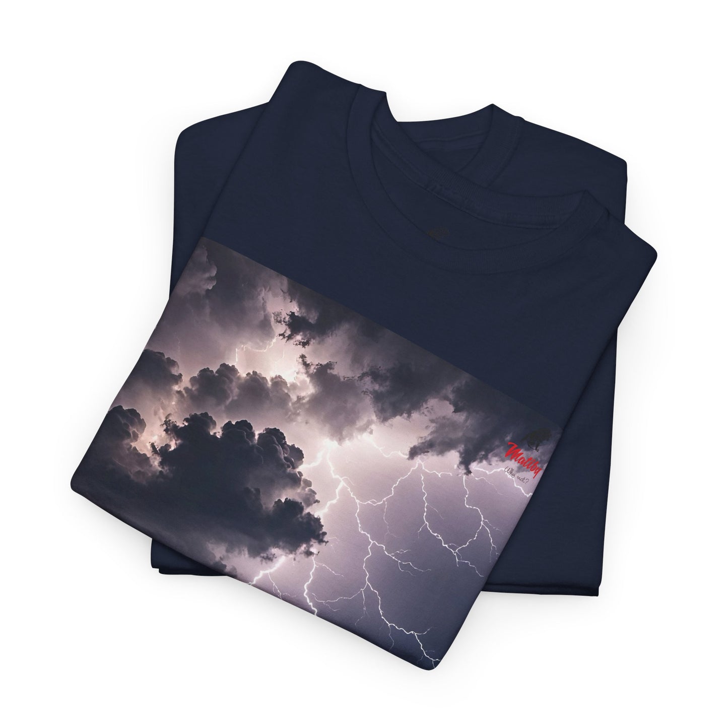 Lightning Style Thunder Unisex Heavy Cotton Tee