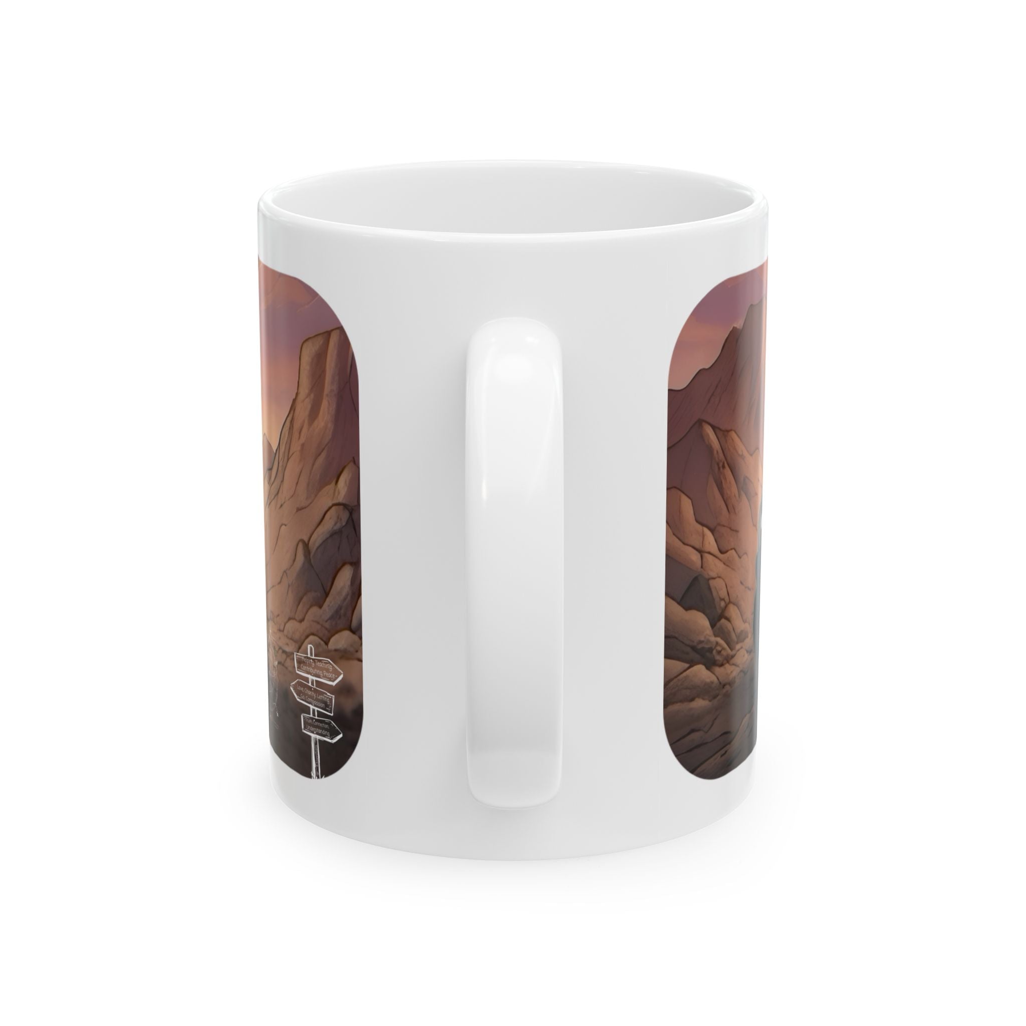 Adventure 4x4 Trucks #33, Business Entrepreneurs On The Move White Ceramic Mug — Find Your Path To The Essentials Cup (11oz & 15oz)