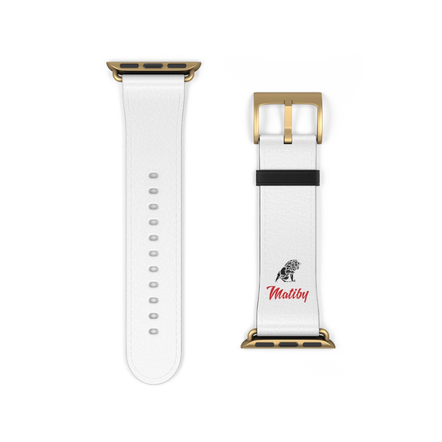 Matiby White Watch Band