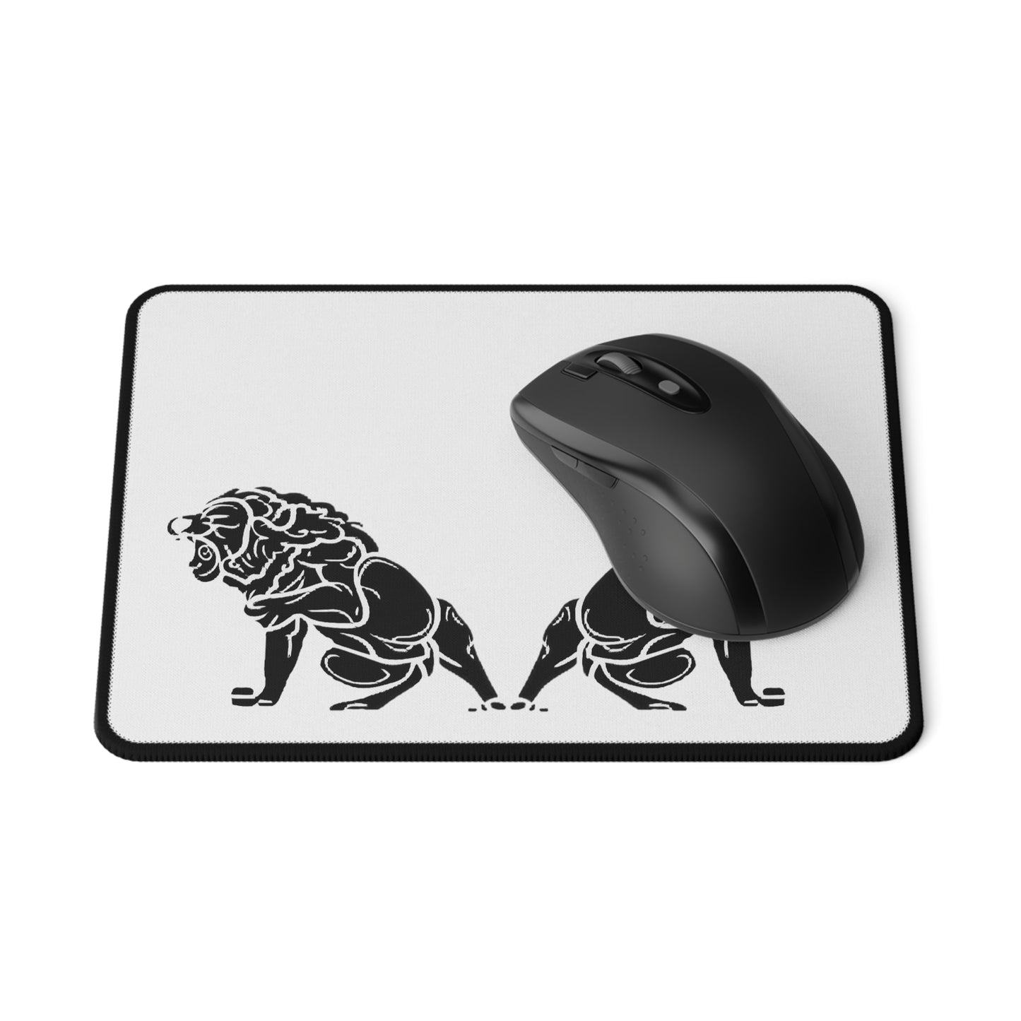 Matiby White Non-Slip Mouse Pads