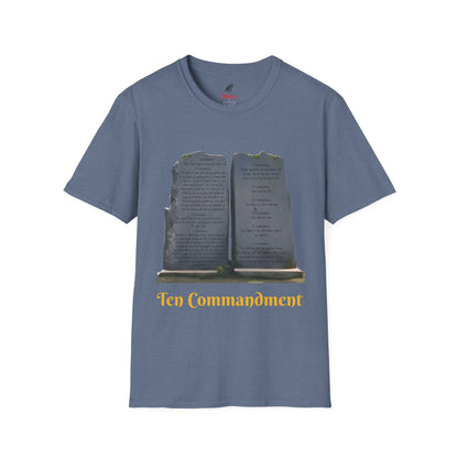 Bible Speaks Ten Commandments Unisex Softstyle T-Shirt