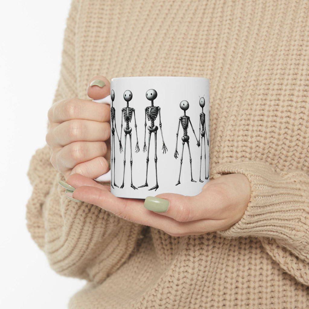 The Stick-To-It Species #18 White Ceramic Mug – Anatomy of Optimism Cup 11oz/15oz