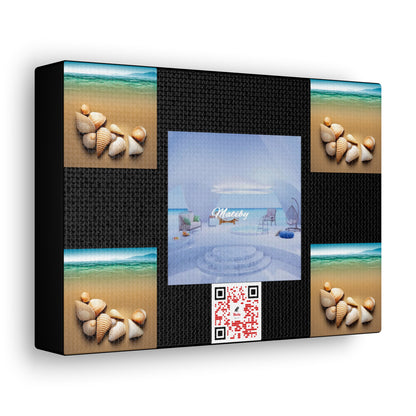 Matiby QR Black Canvas Gallery Wraps