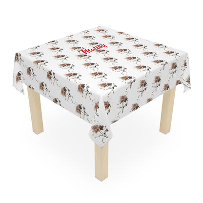 Matiby White Flower Tablecloth