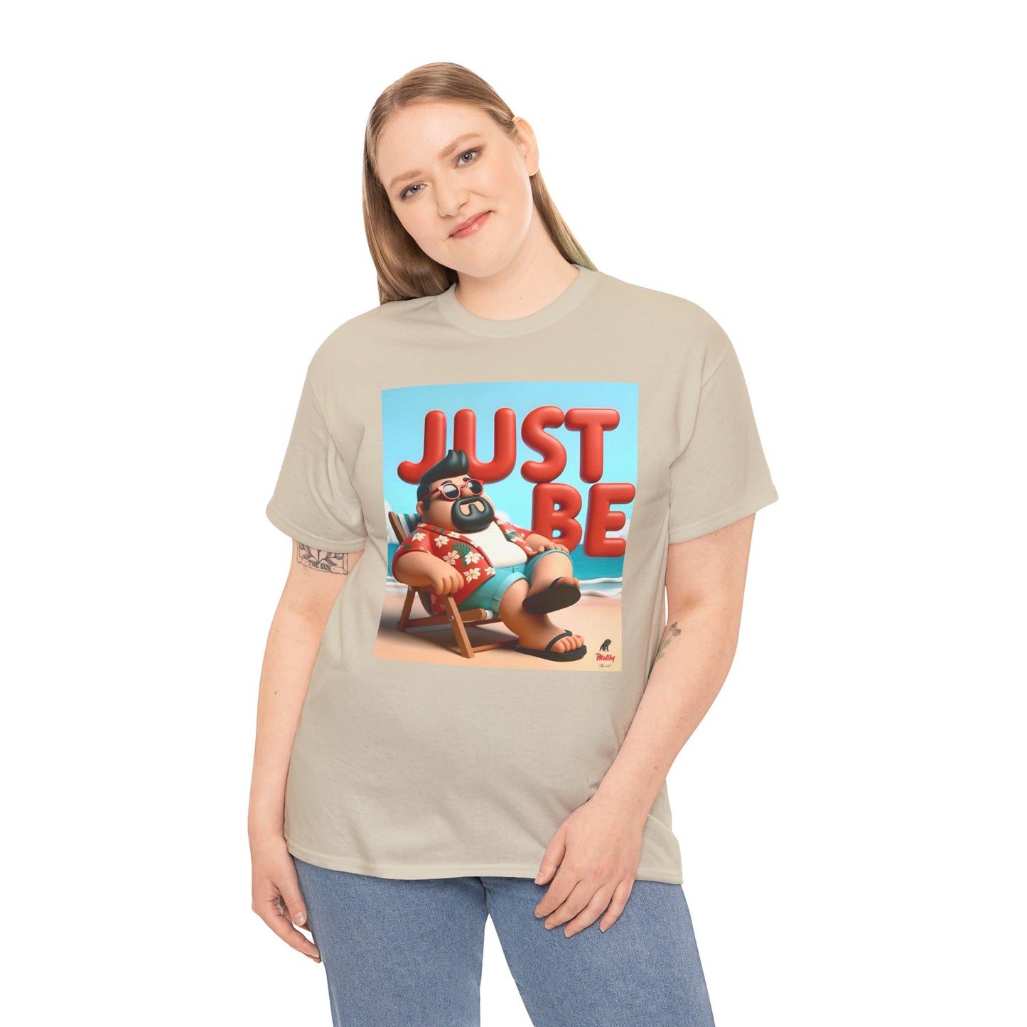 Just Be Unisex Heavy Cotton Tee