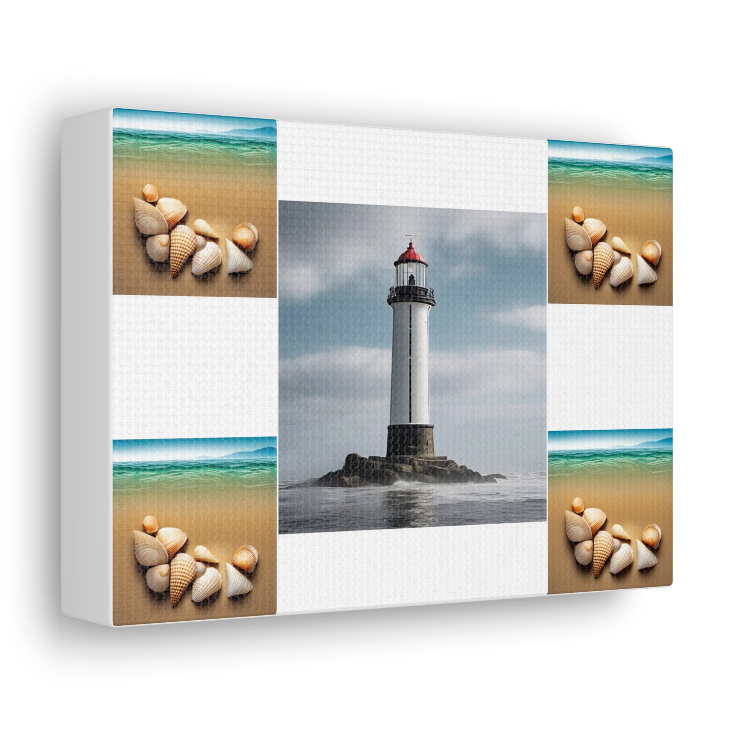 Lighthouse White Canvas Gallery Wraps