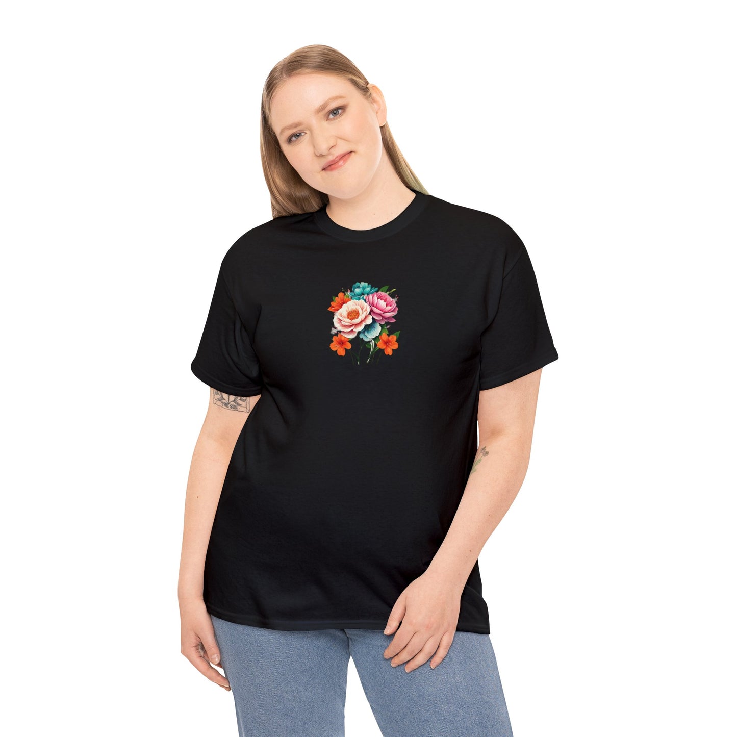 Matiby Floral Unisex Heavy Cotton Tee