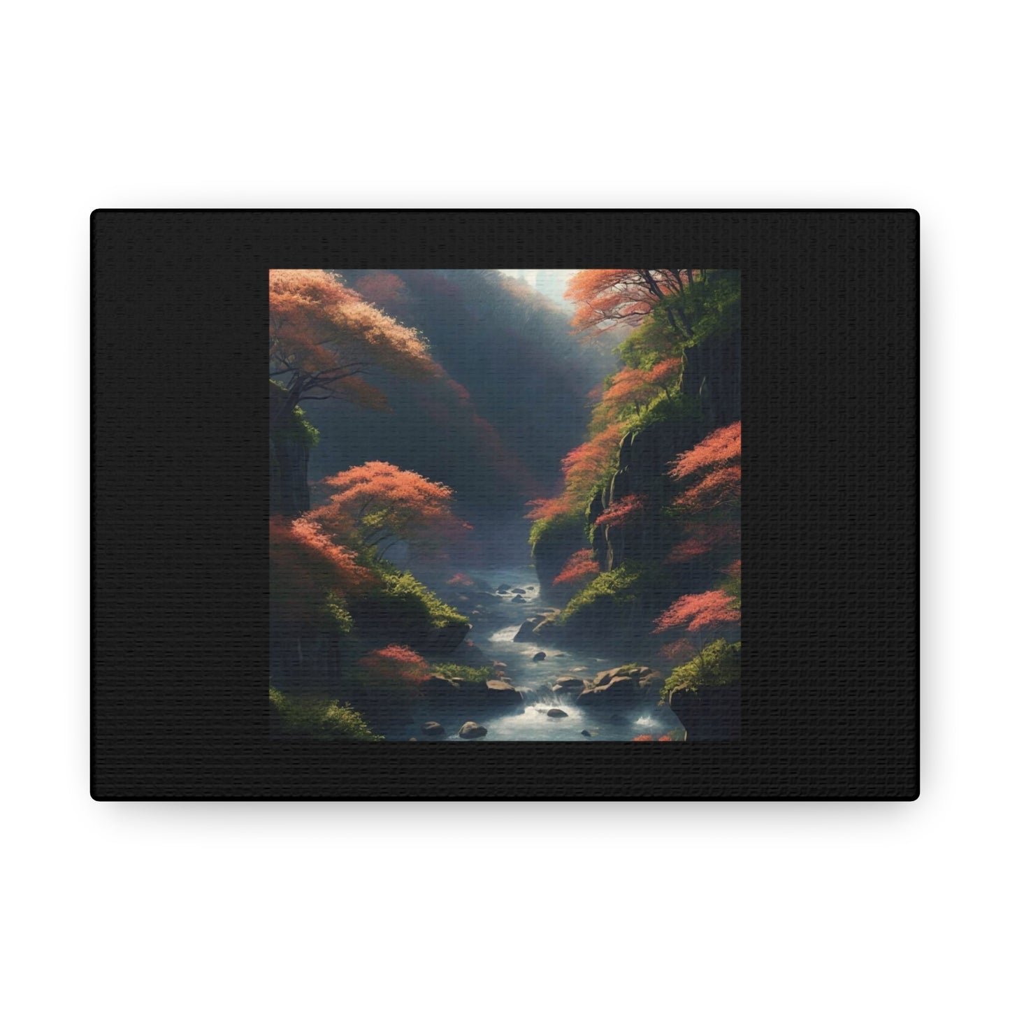 Artzy Scenic Black Canvas Gallery Wraps