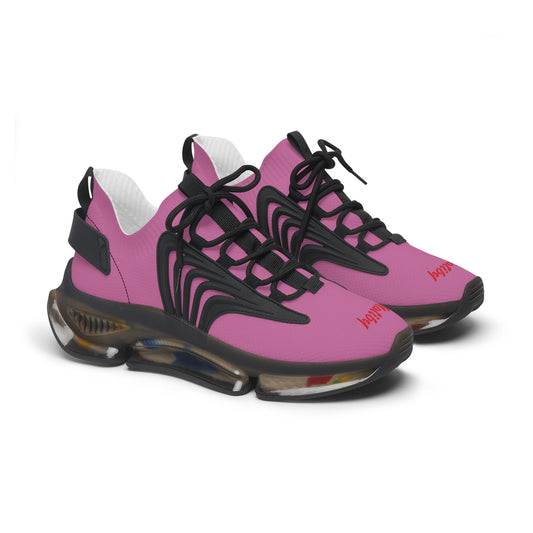 Women's Pink Mesh Sneakers