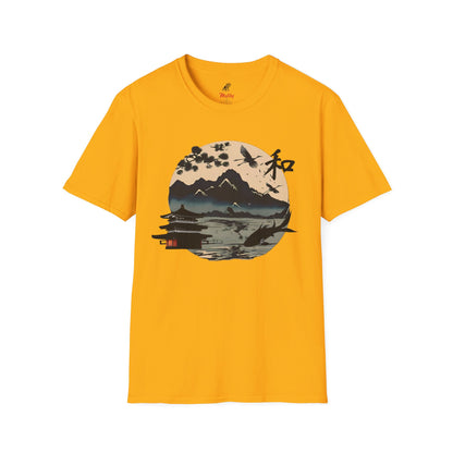 Japanese Landscape Unisex Softstyle T-Shirt