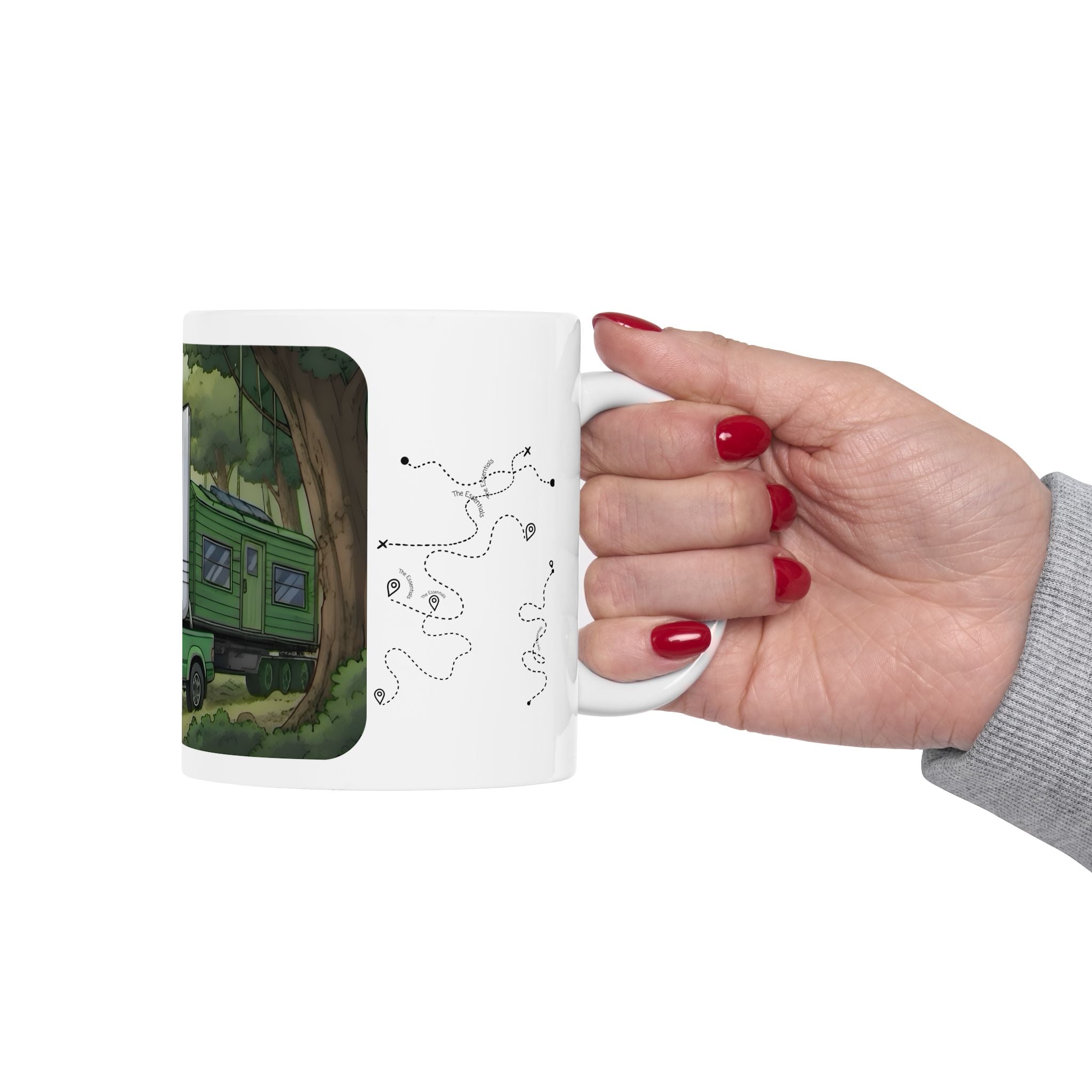 Sunshine State Pickup Trucks #4 Trailer Home White Ceramic Mug – Celebrating Companionship, Creativity & Life’s Little Wonders Cup (11oz/15oz)
