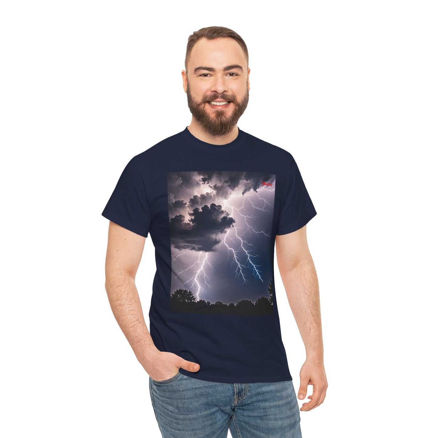 Lightning Style Unisex Heavy Cotton Tee