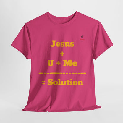 Jesus+U+Me Unisex Heavy Cotton Tee