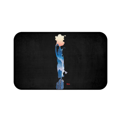 Vol-Subs Black Bath Mat