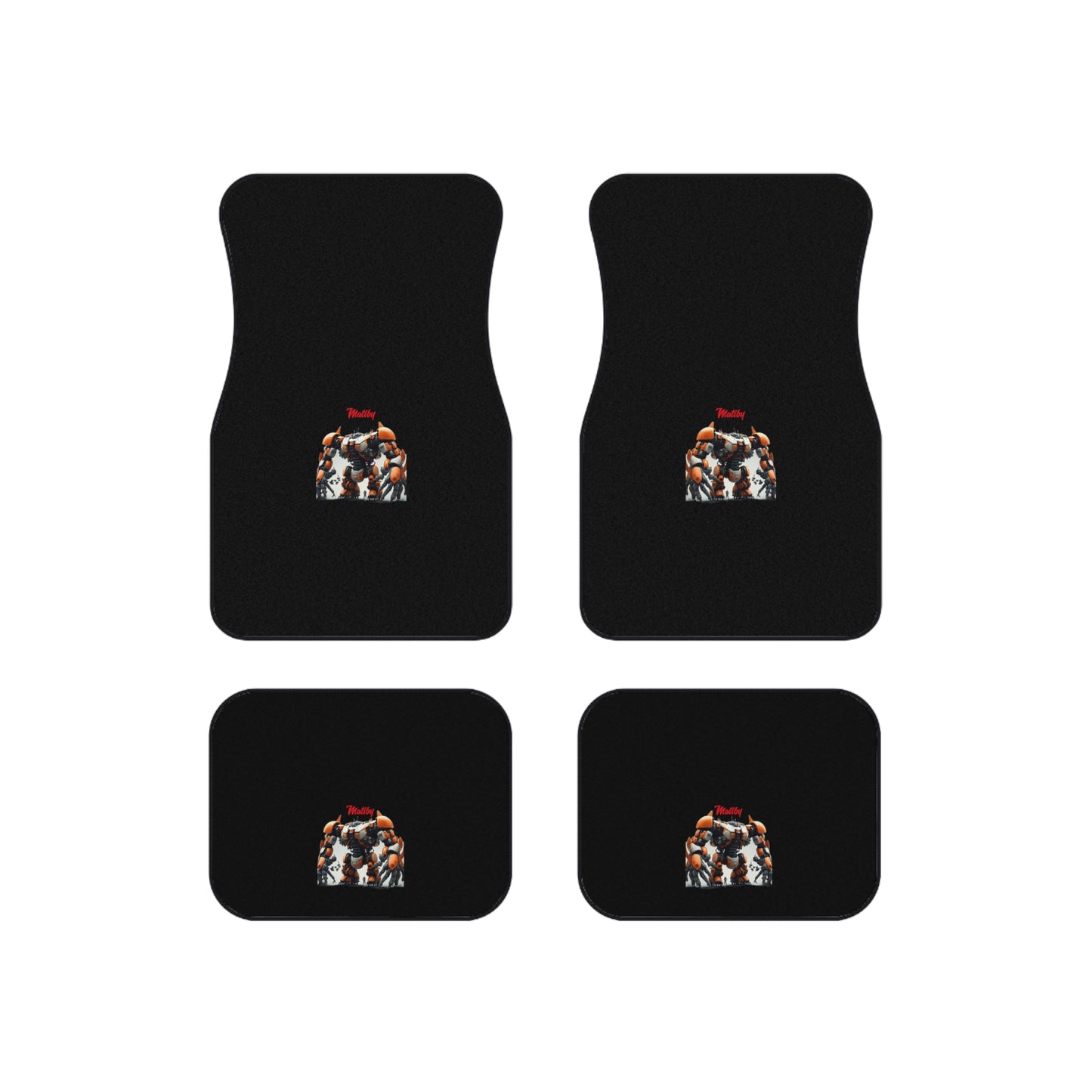 Matiby MEK Black Car Mats (Set of 4)